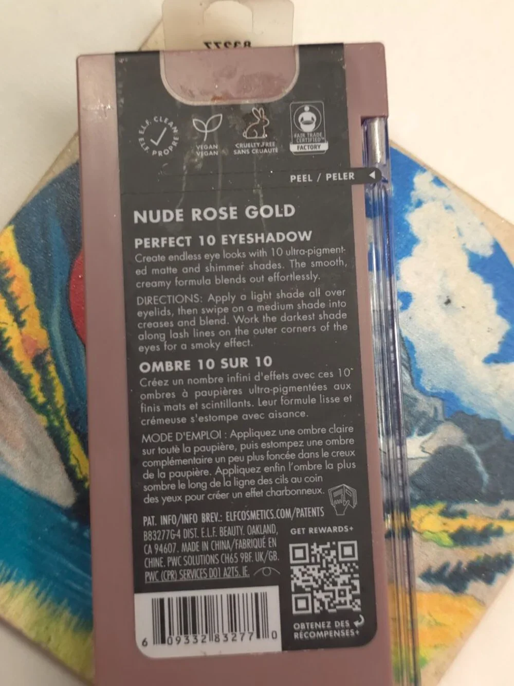 e.l.f. Perfect 10 Eyeshadow Palette - Nude Rose Gold